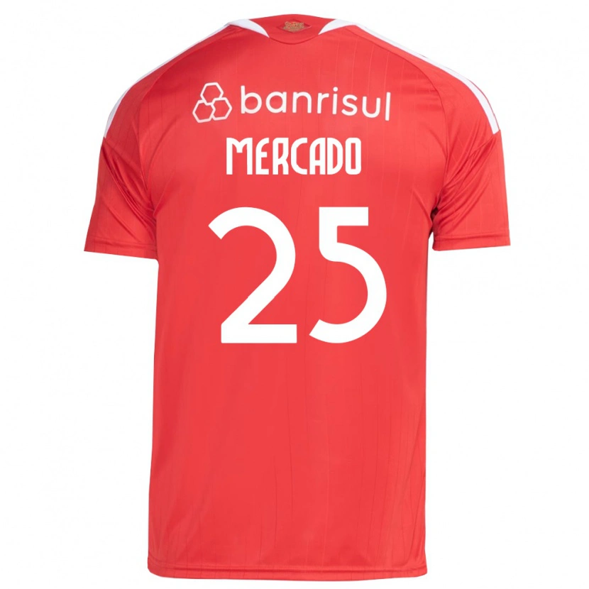 Danxen Män Gabriel Mercado #25 Röd Vit Hemmatröja Matchtröjor 2026/27 Tröjor T-Tröja