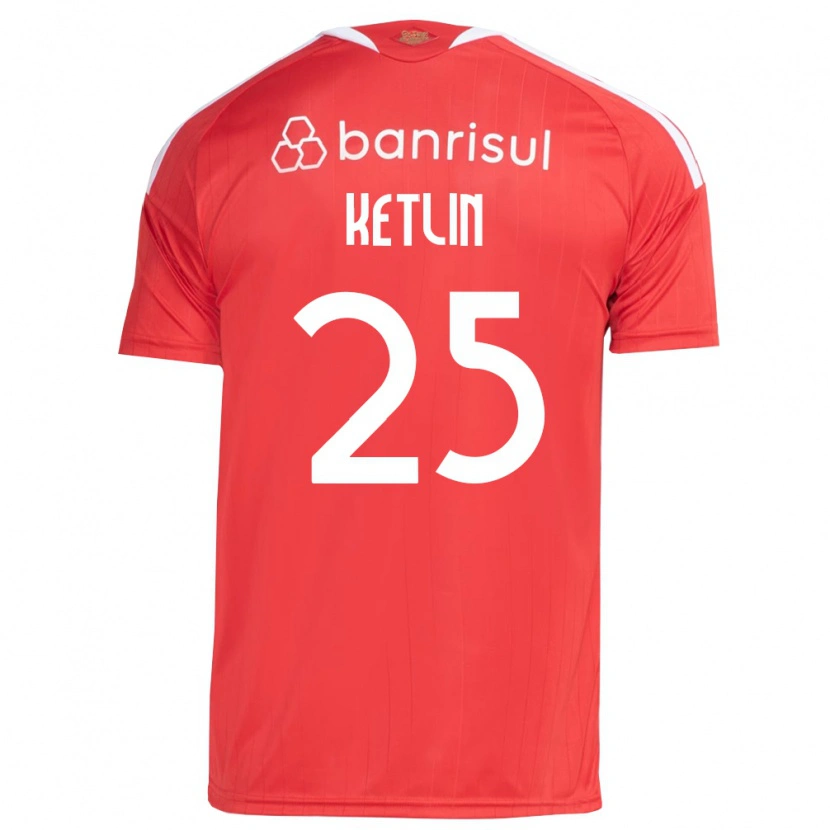 Danxen Män Ketlin #25 Röd Vit Hemmatröja Matchtröjor 2026/27 Tröjor T-Tröja