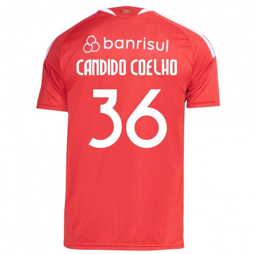 Danxen Män Richard Candido Coelho #36 Röd Vit Hemmatröja Matchtröjor 2026/27 Tröjor T-Tröja
