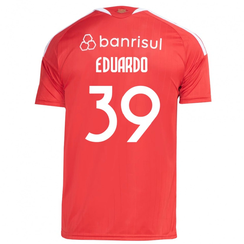 Danxen Män Carlos Eduardo #39 Röd Vit Hemmatröja Matchtröjor 2026/27 Tröjor T-Tröja