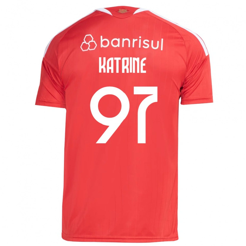 Danxen Män Katrine #97 Röd Vit Hemmatröja Matchtröjor 2026/27 Tröjor T-Tröja