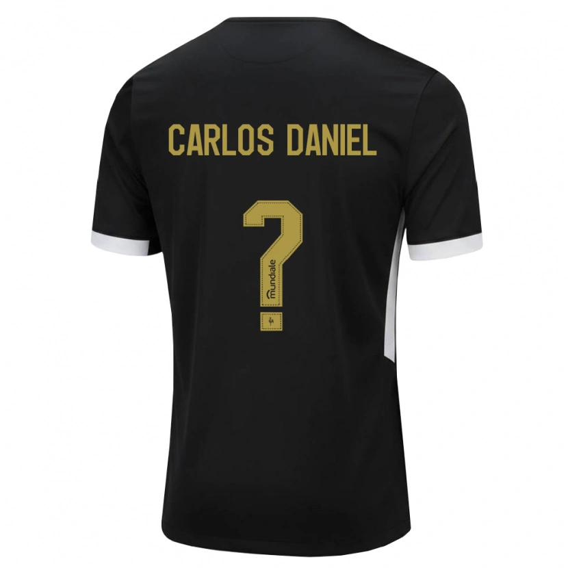 Danxen Män Carlos Daniel #0 Svart Vit Gul Hemmatröja Matchtröjor 2026/27 Tröjor T-Tröja