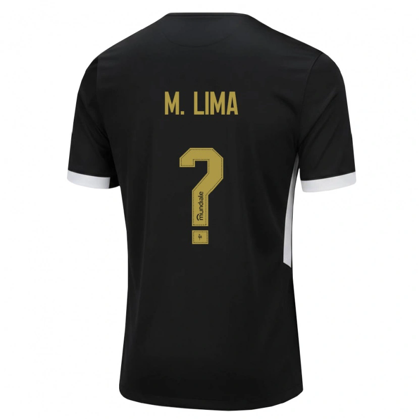 Danxen Män Matheus Lima #0 Svart Vit Gul Hemmatröja Matchtröjor 2026/27 Tröjor T-Tröja
