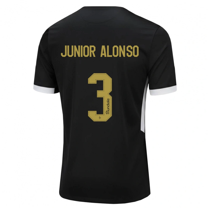 Danxen Män Junior Alonso #3 Svart Vit Gul Hemmatröja Matchtröjor 2026/27 Tröjor T-Tröja
