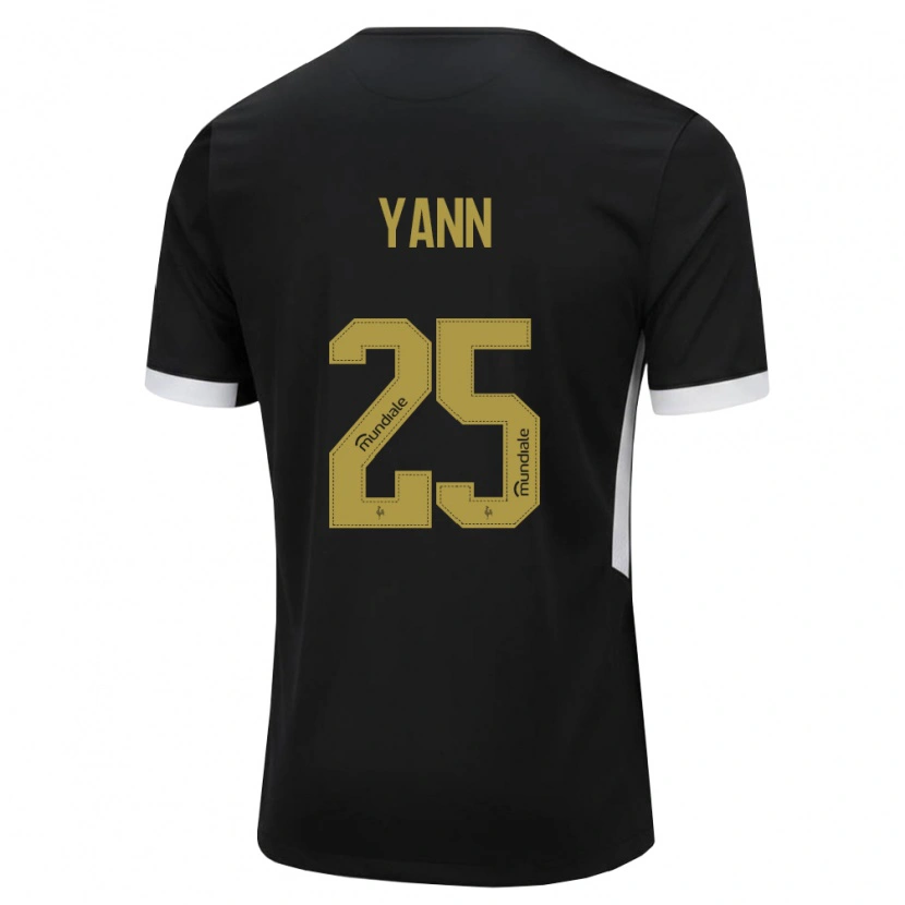 Danxen Män Yann Neves #25 Svart Vit Gul Hemmatröja Matchtröjor 2026/27 Tröjor T-Tröja