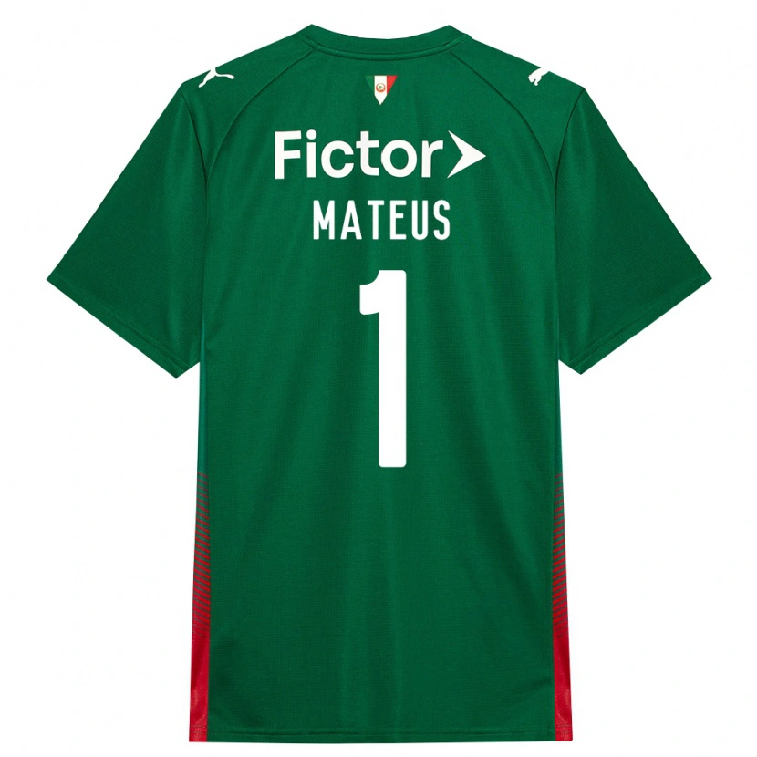 Danxen Män Mateus #1 Grön Röd Vit Hemmatröja Matchtröjor 2026/27 Tröjor T-Tröja