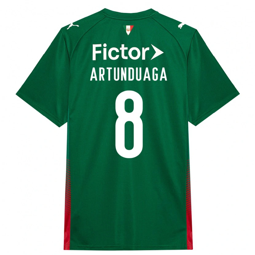 Danxen Män Grover Artunduaga #8 Grön Röd Vit Hemmatröja Matchtröjor 2026/27 Tröjor T-Tröja