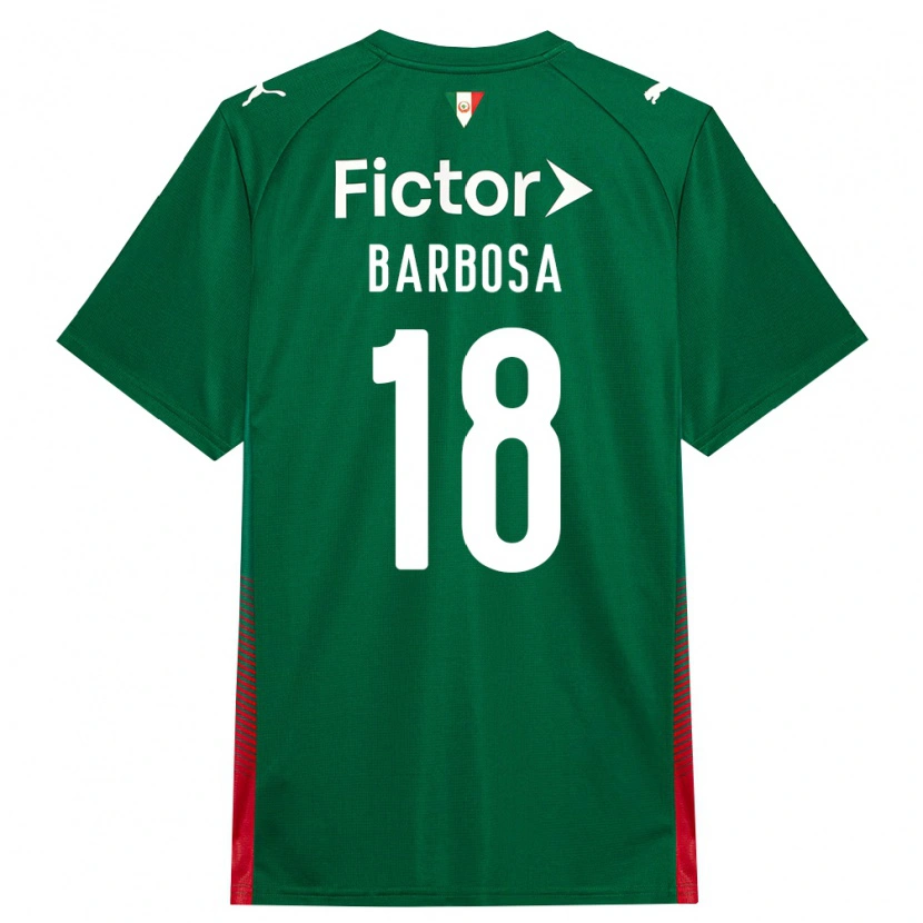 Danxen Män Danilo Barbosa #18 Grön Röd Vit Hemmatröja Matchtröjor 2026/27 Tröjor T-Tröja