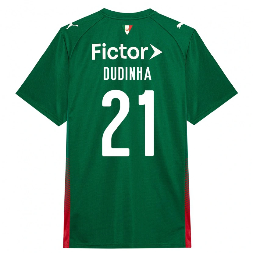 Danxen Män Dudinha #21 Grön Röd Vit Hemmatröja Matchtröjor 2026/27 Tröjor T-Tröja