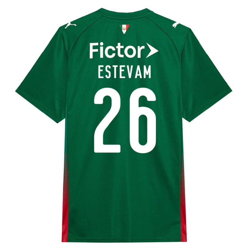 Danxen Män Laís Estevam #26 Grön Röd Vit Hemmatröja Matchtröjor 2026/27 Tröjor T-Tröja