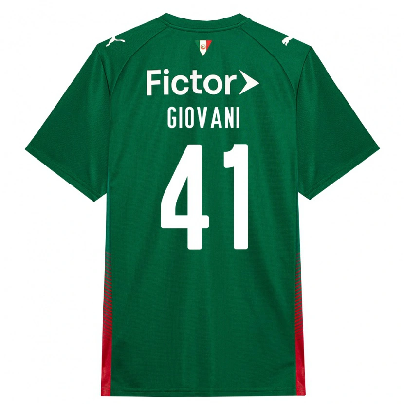 Danxen Män Giovani #41 Grön Röd Vit Hemmatröja Matchtröjor 2026/27 Tröjor T-Tröja