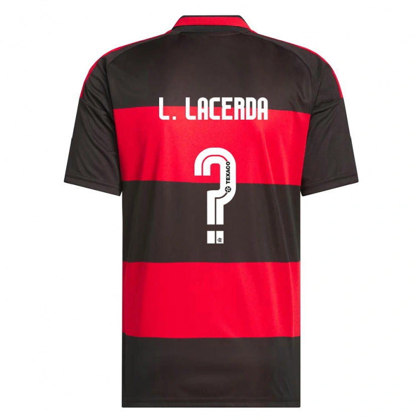 Danxen Män Iago Lacerda #0 Röd Svart Vit Hemmatröja Matchtröjor 2026/27 Tröjor T-Tröja