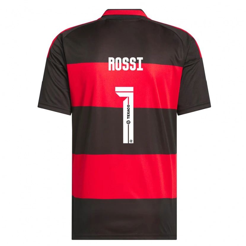 Danxen Män Agustín Rossi #1 Röd Svart Vit Hemmatröja Matchtröjor 2026/27 Tröjor T-Tröja
