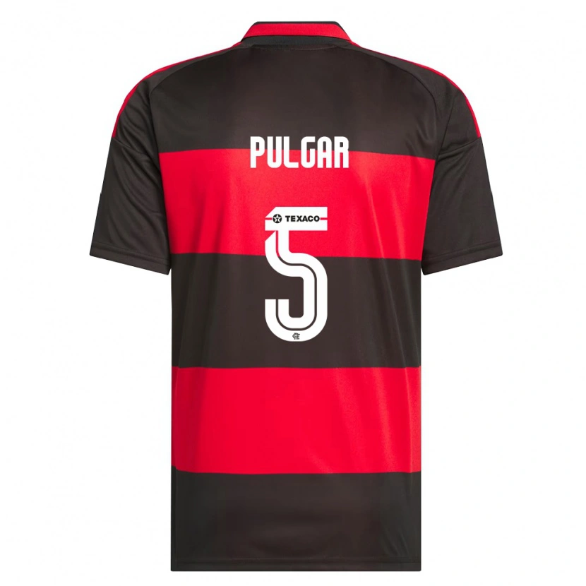 Danxen Män Erick Pulgar #5 Röd Svart Vit Hemmatröja Matchtröjor 2026/27 Tröjor T-Tröja