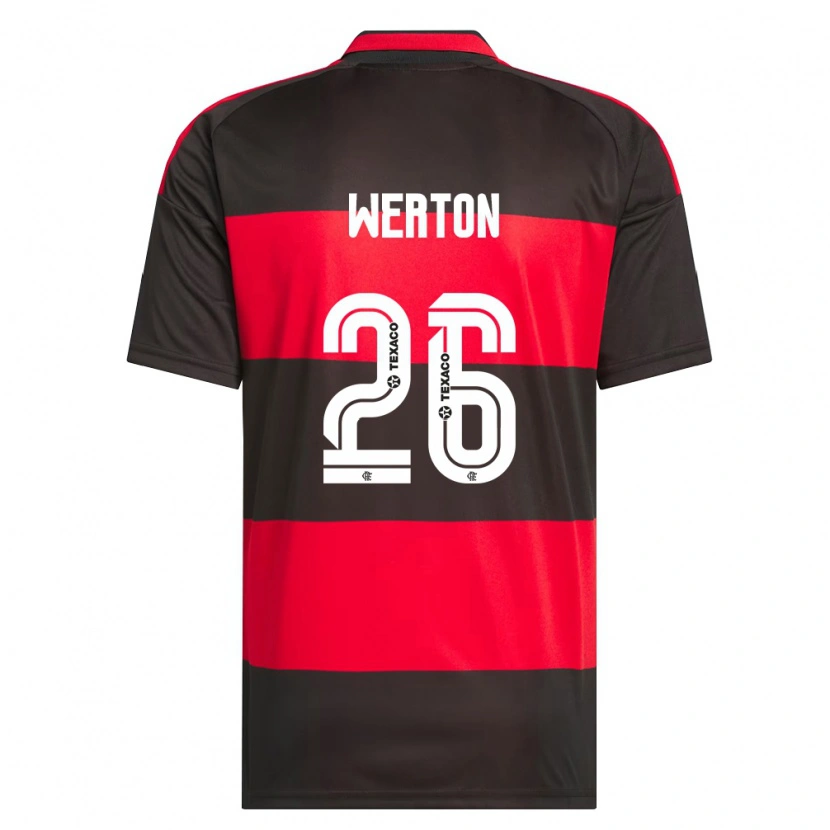 Danxen Män Werton #26 Röd Svart Vit Hemmatröja Matchtröjor 2026/27 Tröjor T-Tröja