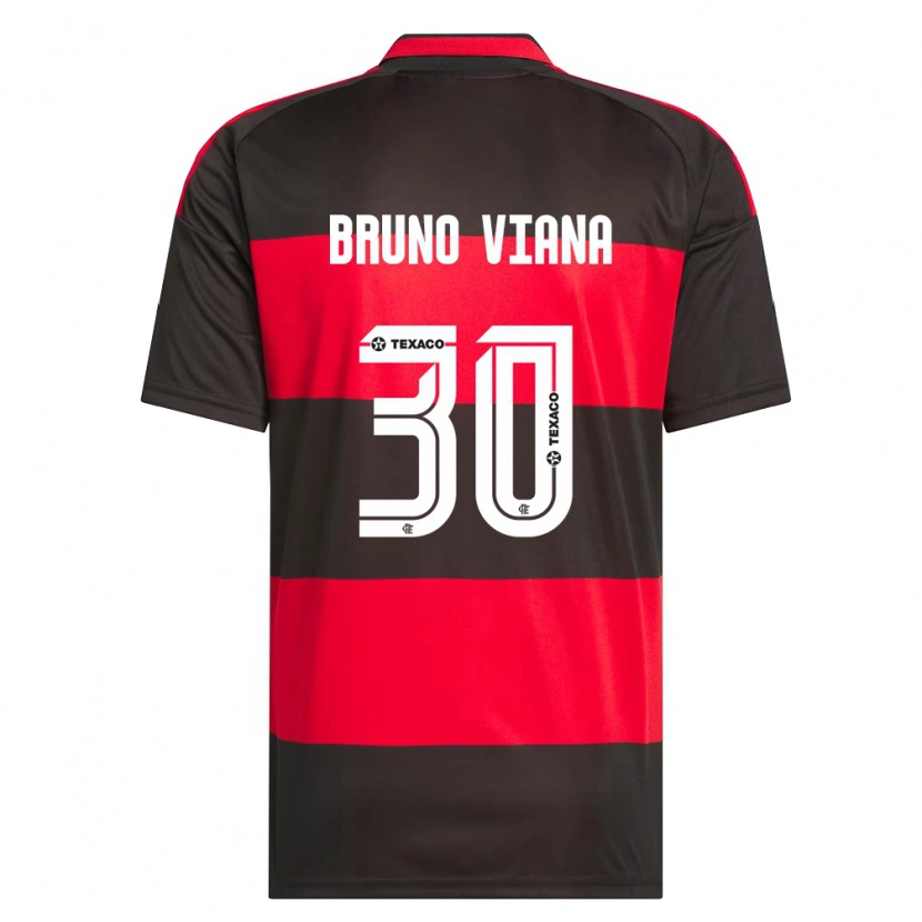 Danxen Män Bruno Viana #30 Röd Svart Vit Hemmatröja Matchtröjor 2026/27 Tröjor T-Tröja