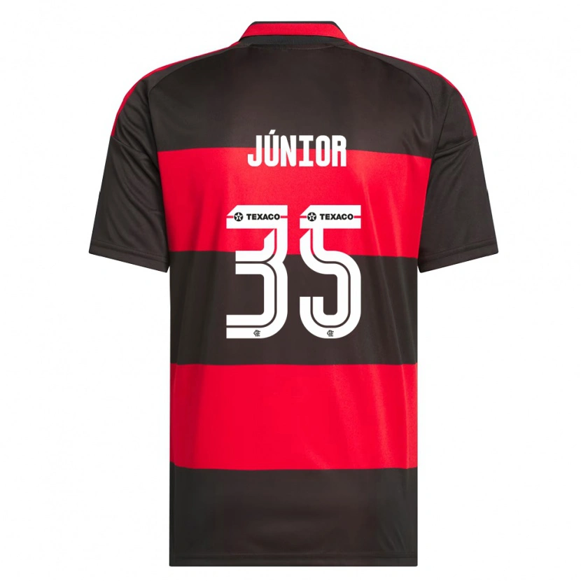 Danxen Män Kaylaine Júnior #35 Röd Svart Vit Hemmatröja Matchtröjor 2026/27 Tröjor T-Tröja