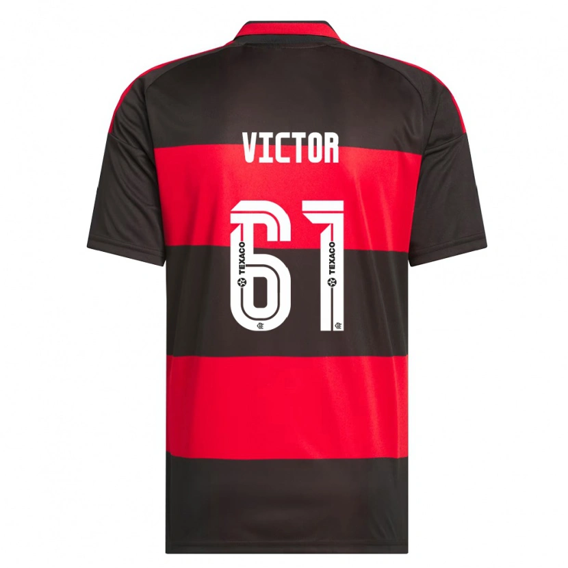 Danxen Män João Souza #61 Röd Svart Vit Hemmatröja Matchtröjor 2026/27 Tröjor T-Tröja