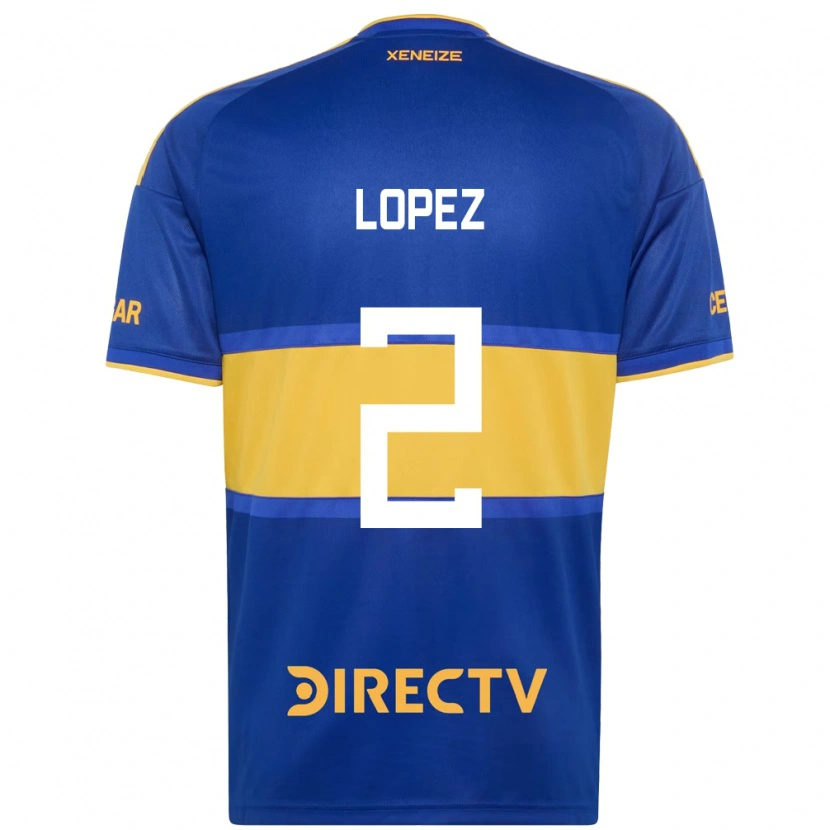 Danxen Män Lisandro Lopez #2 Kungligt Blå Gul Hemmatröja Matchtröjor 2026/27 Tröjor T-Tröja