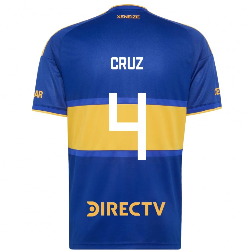 Danxen Män Julieta Cruz #4 Kungligt Blå Gul Hemmatröja Matchtröjor 2026/27 Tröjor T-Tröja