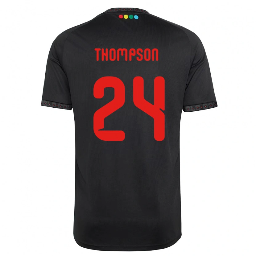 Danxen Män Jordhy Thompson #24 Svart Röd Bortatröja Matchtröjor 2026/27 Tröjor T-Tröja