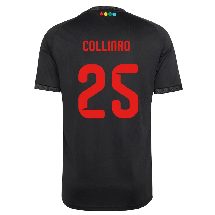 Danxen Män Margarita Collinao #25 Svart Röd Bortatröja Matchtröjor 2026/27 Tröjor T-Tröja