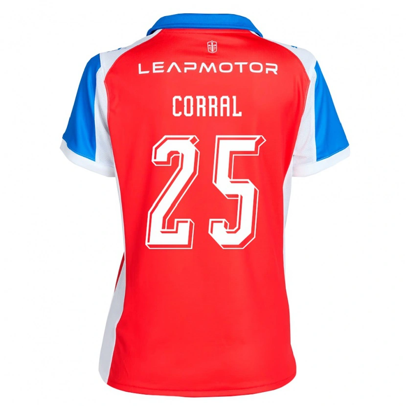 Danxen Män Diego Corral #25 Röd Blå Bortatröja Matchtröjor 2026/27 Tröjor T-Tröja