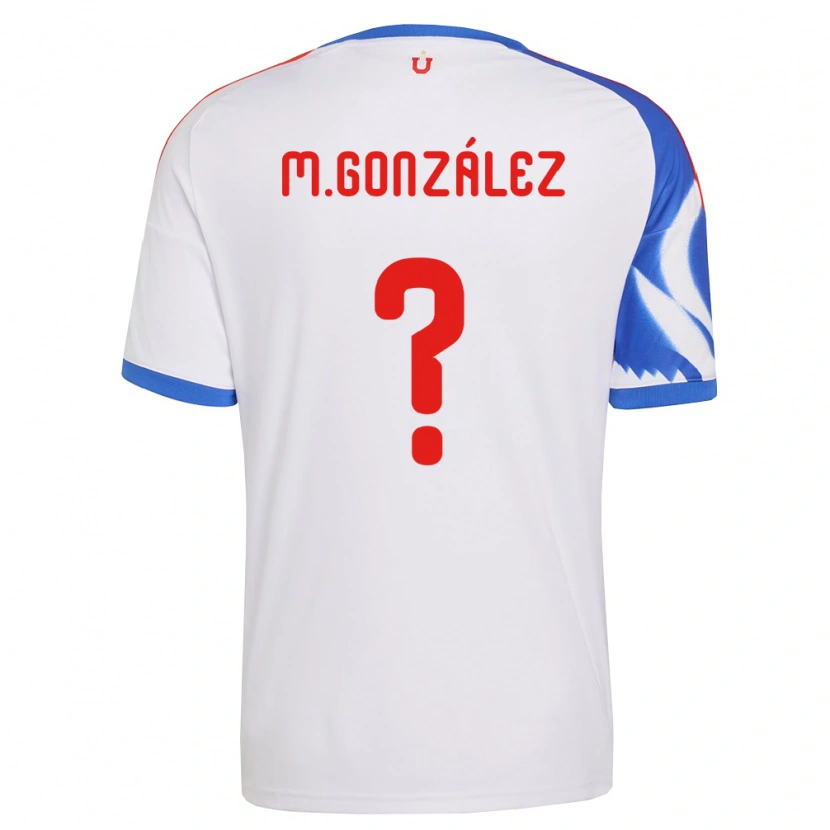 Danxen Män Matías González #0 Vit Marinblå Bortatröja Matchtröjor 2026/27 Tröjor T-Tröja