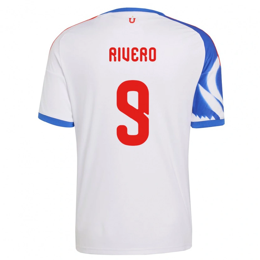 Danxen Män Octavio Rivero #9 Vit Marinblå Bortatröja Matchtröjor 2026/27 Tröjor T-Tröja