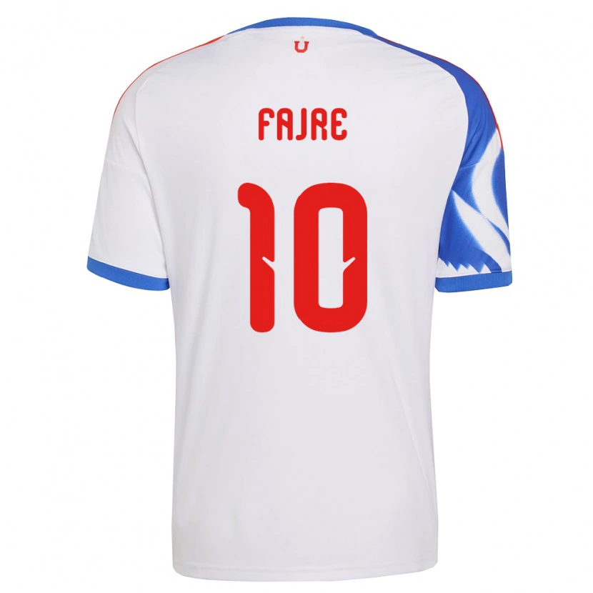 Danxen Män Nicole Fajre #10 Vit Marinblå Bortatröja Matchtröjor 2026/27 Tröjor T-Tröja
