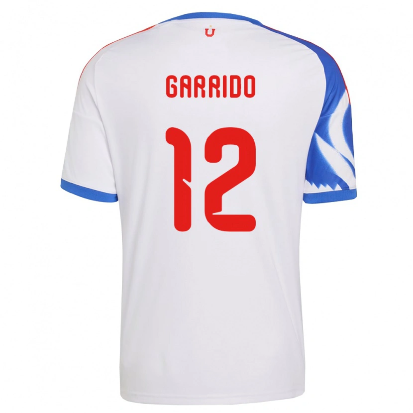 Danxen Män Pedro Garrido #12 Vit Marinblå Bortatröja Matchtröjor 2026/27 Tröjor T-Tröja