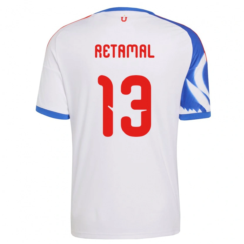 Danxen Män David Retamal #13 Vit Marinblå Bortatröja Matchtröjor 2026/27 Tröjor T-Tröja