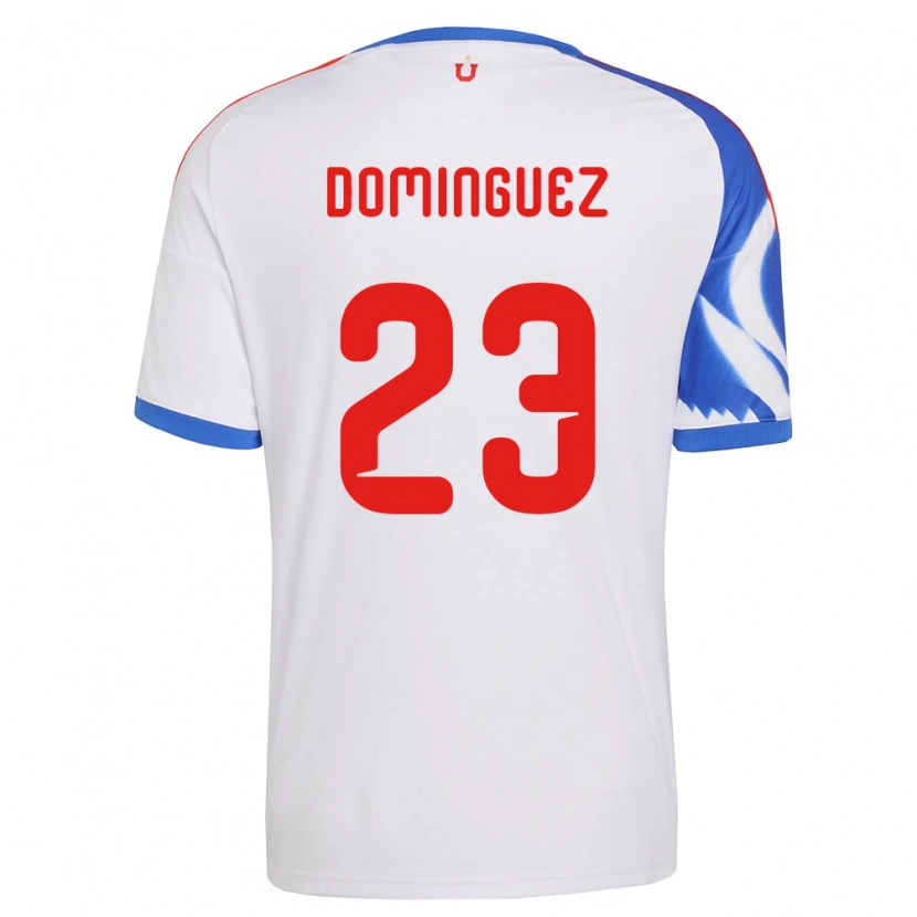 Danxen Män Nery Dominguez #23 Vit Marinblå Bortatröja Matchtröjor 2026/27 Tröjor T-Tröja