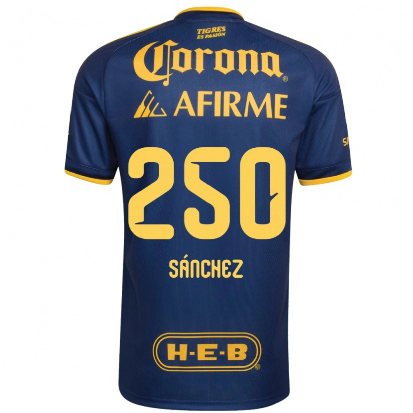 Danxen Män Fernando Sánchez #250 Kungligt Blå Gul Bortatröja Matchtröjor 2026/27 Tröjor T-Tröja