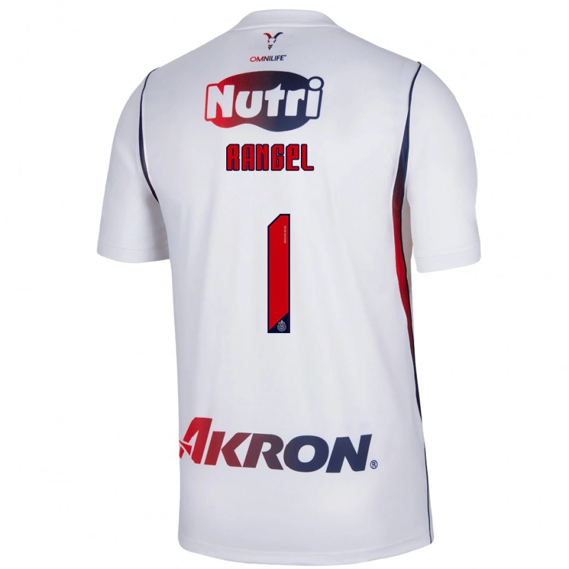Danxen Män Raúl Rangel #1 Vit Marinblå Bortatröja Matchtröjor 2026/27 Tröjor T-Tröja