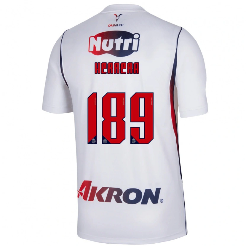 Danxen Män Antonio Herrera #189 Vit Marinblå Bortatröja Matchtröjor 2026/27 Tröjor T-Tröja
