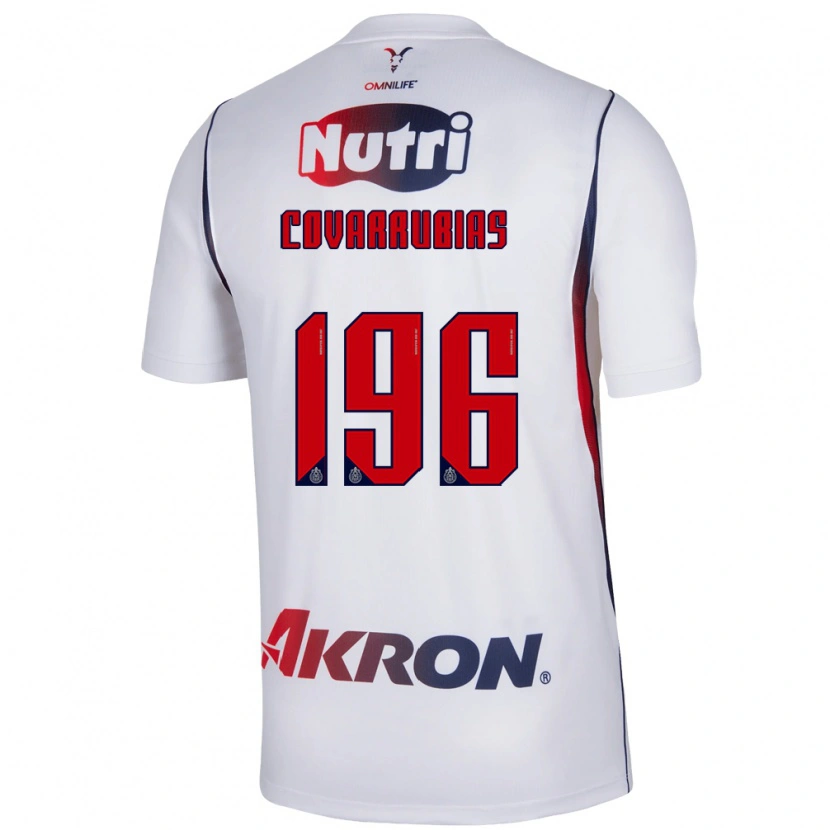Danxen Män Diego Covarrubias #196 Vit Marinblå Bortatröja Matchtröjor 2026/27 Tröjor T-Tröja
