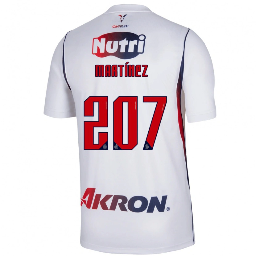 Danxen Män Raúl Martínez #207 Vit Marinblå Bortatröja Matchtröjor 2026/27 Tröjor T-Tröja