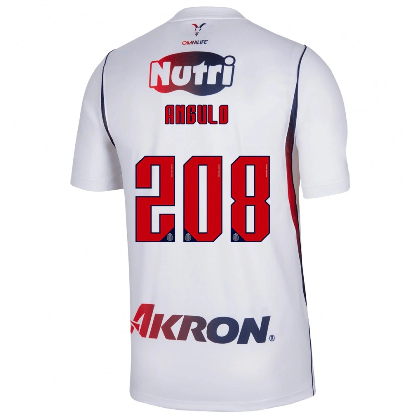 Danxen Män Ismael Angulo #208 Vit Marinblå Bortatröja Matchtröjor 2026/27 Tröjor T-Tröja