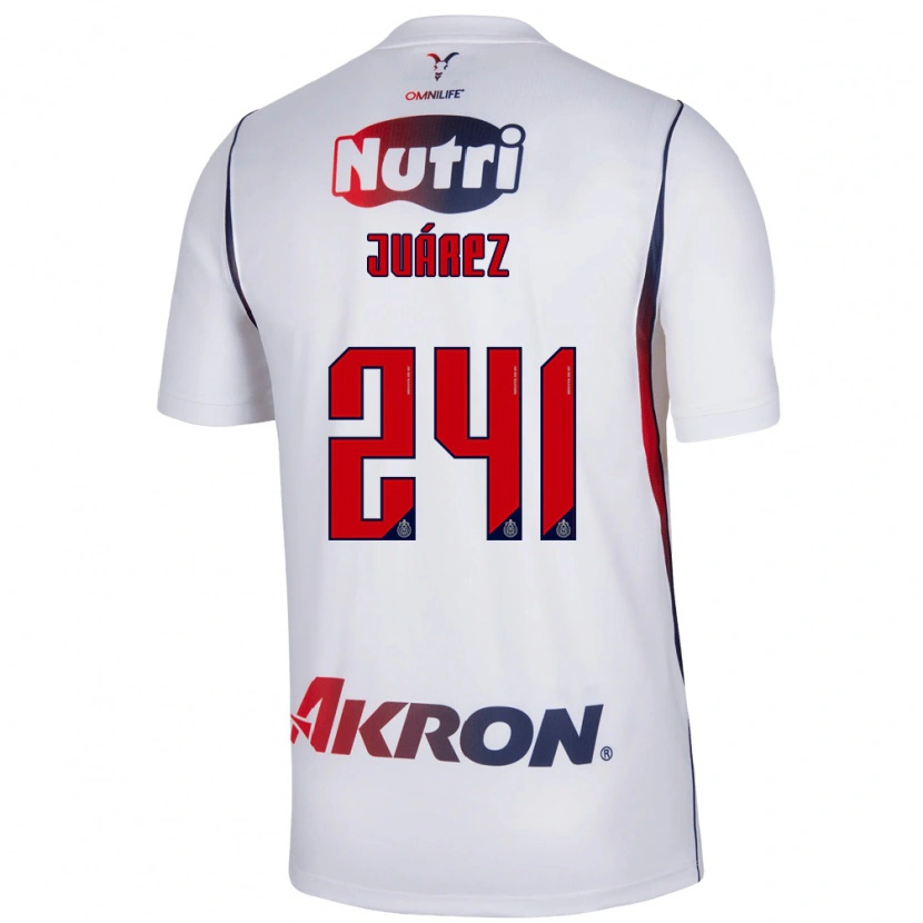 Danxen Män Hugo Juárez #241 Vit Marinblå Bortatröja Matchtröjor 2026/27 Tröjor T-Tröja