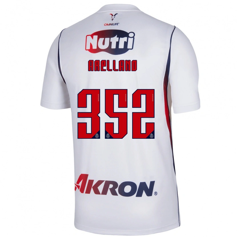 Danxen Män Santiago Arellano #352 Vit Marinblå Bortatröja Matchtröjor 2026/27 Tröjor T-Tröja