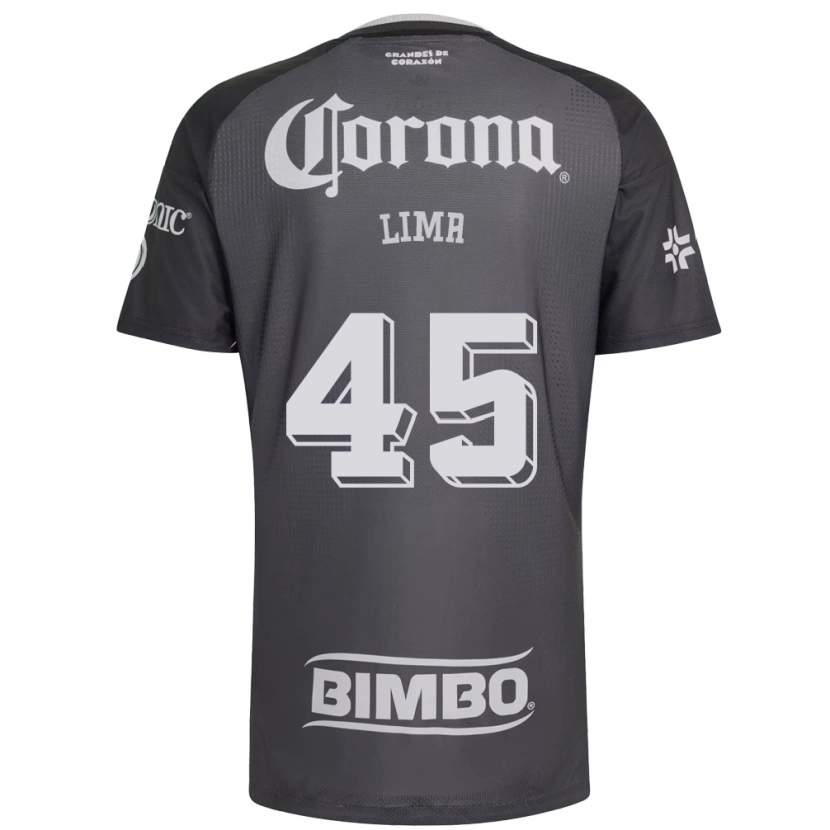 Danxen Män Vinícius Moreira De Lima #45 Grå Vit Svart Bortatröja Matchtröjor 2026/27 Tröjor T-Tröja