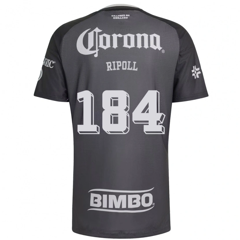 Danxen Män Alonso Ripoll #184 Grå Vit Svart Bortatröja Matchtröjor 2026/27 Tröjor T-Tröja
