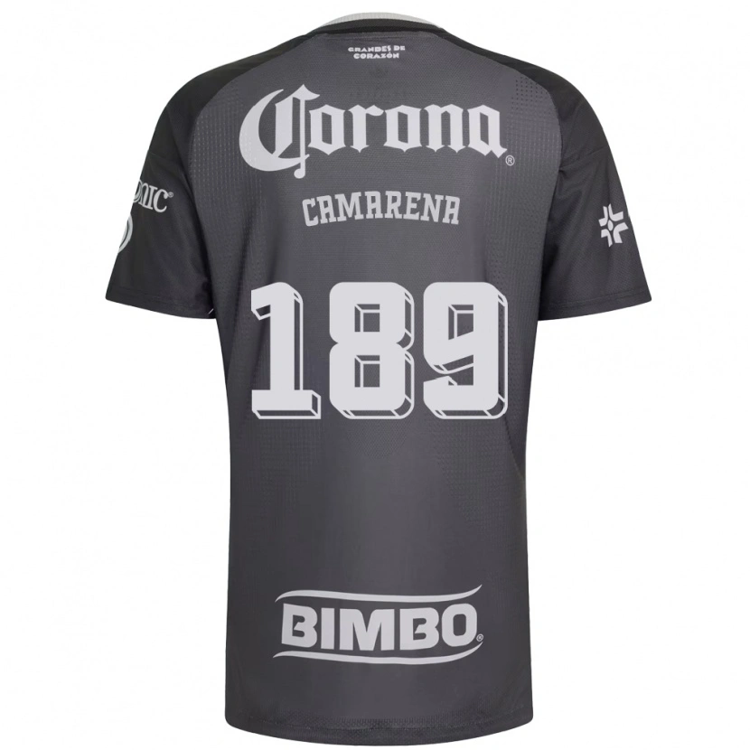 Danxen Män Luis Camarena #189 Grå Vit Svart Bortatröja Matchtröjor 2026/27 Tröjor T-Tröja