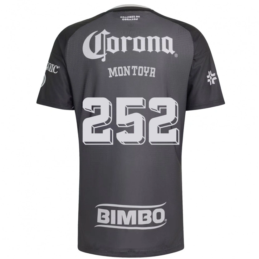Danxen Män Diego Montoya #252 Grå Vit Svart Bortatröja Matchtröjor 2026/27 Tröjor T-Tröja