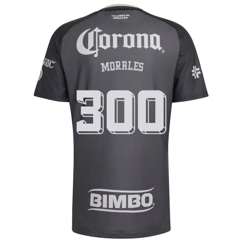 Danxen Män Jareth Morales #300 Grå Vit Svart Bortatröja Matchtröjor 2026/27 Tröjor T-Tröja