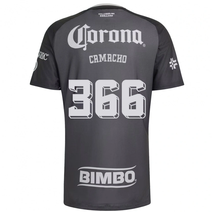 Danxen Män Jorge Camacho #366 Grå Vit Svart Bortatröja Matchtröjor 2026/27 Tröjor T-Tröja