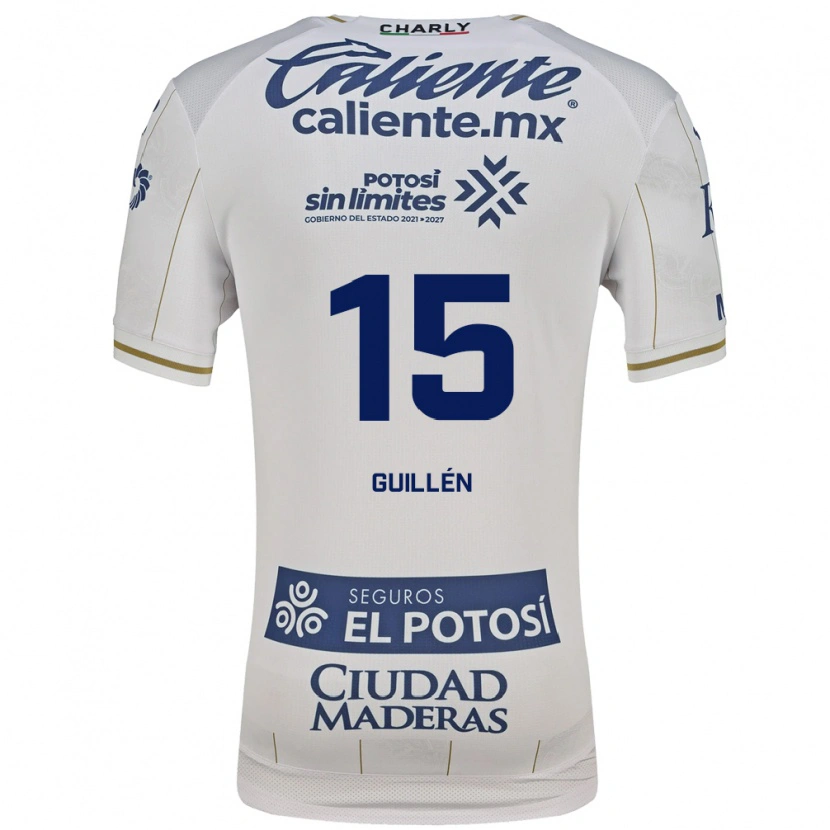 Danxen Män Daniel Guillen #15 Vit Blå Bortatröja Matchtröjor 2026/27 Tröjor T-Tröja