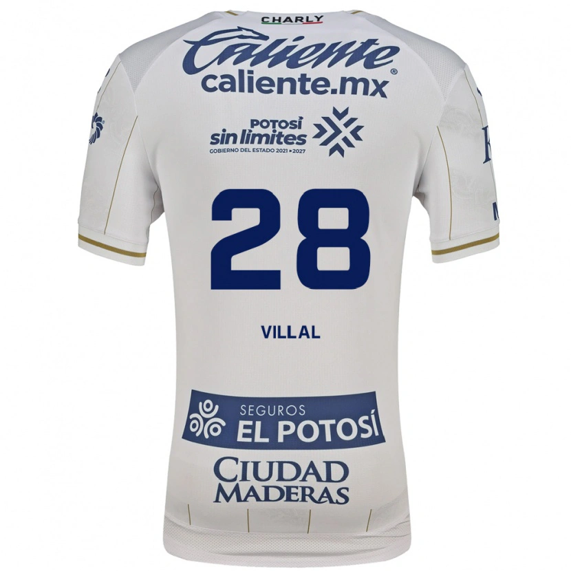 Danxen Män Jonantán Villal #28 Vit Blå Bortatröja Matchtröjor 2026/27 Tröjor T-Tröja