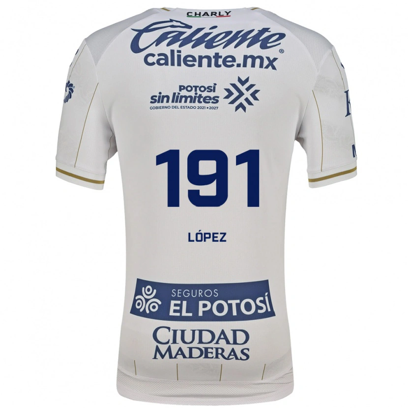 Danxen Män Juan López #191 Vit Blå Bortatröja Matchtröjor 2026/27 Tröjor T-Tröja